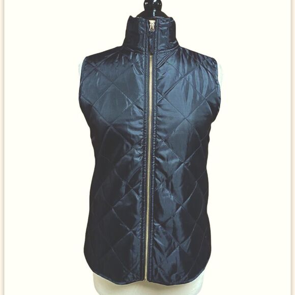 Mud Pie Black Quilted Lightweight Vest - Picture 3 of 8